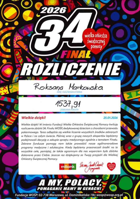 Gramy razem z WOŚP!